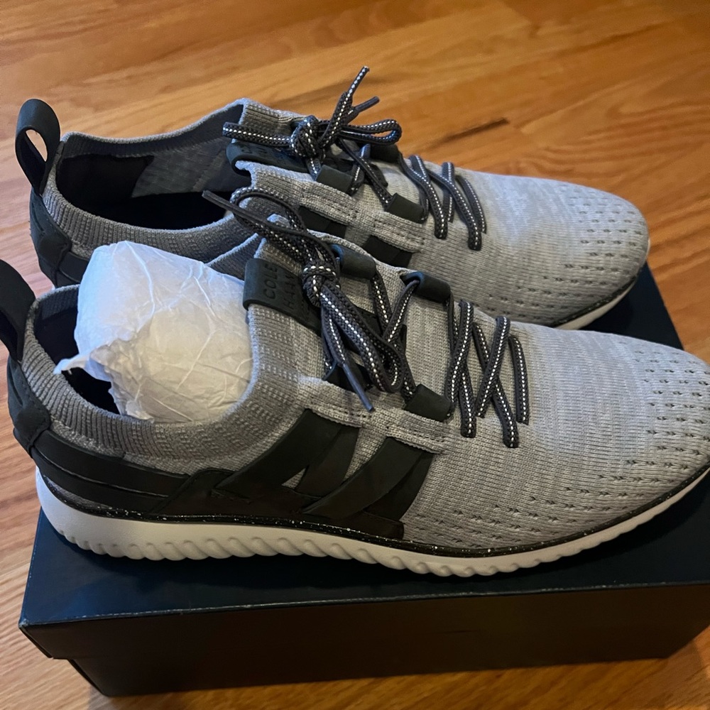 Cole Haan Men's GrandMotion Woven Sneaker Gray Size 8